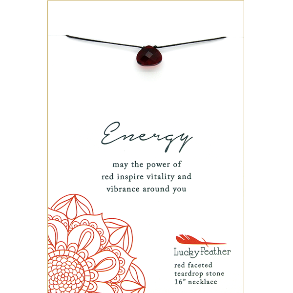 Color Power Necklace - RED - 4 pk