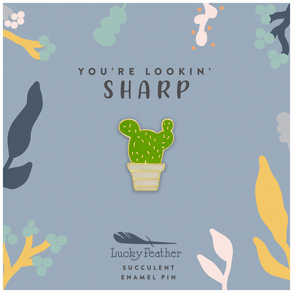 succulent lapel pin Enamel Pin