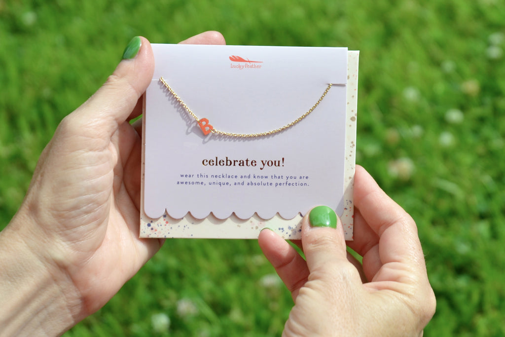 Celebrate You Initial Necklaces